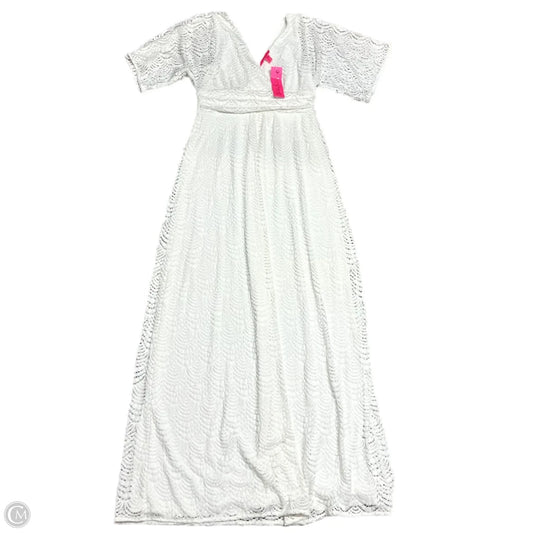 Dress Designer By Lilly Pulitzer In White, Size: M