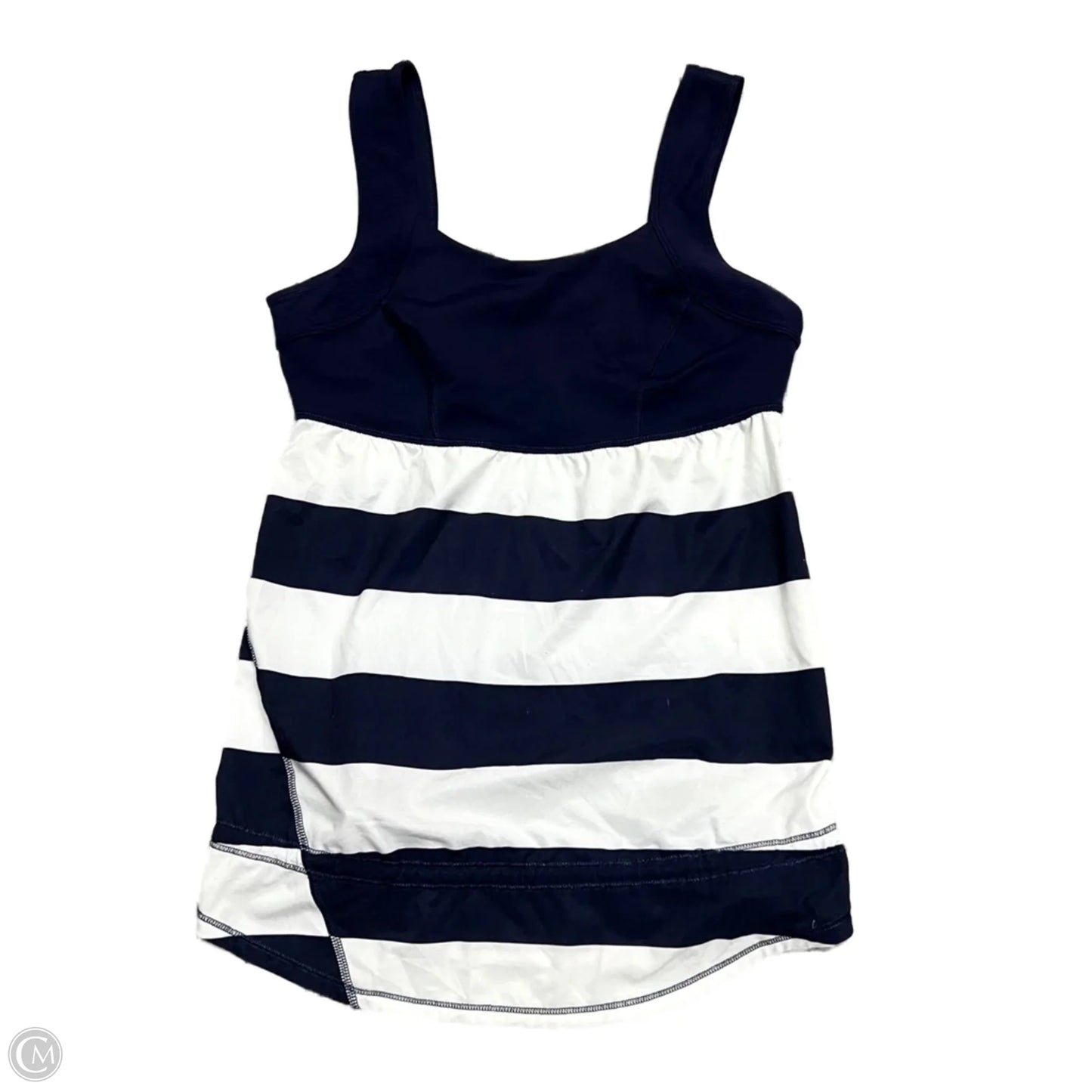 Athletic Tank Top By Lululemon In Blue & White, Size: S