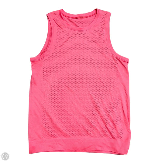 Athletic Tank Top By Lululemon In Coral, Size: Xs