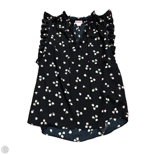 Top Sleeveless Designer By Kate Spade In Floral Print, Size: L