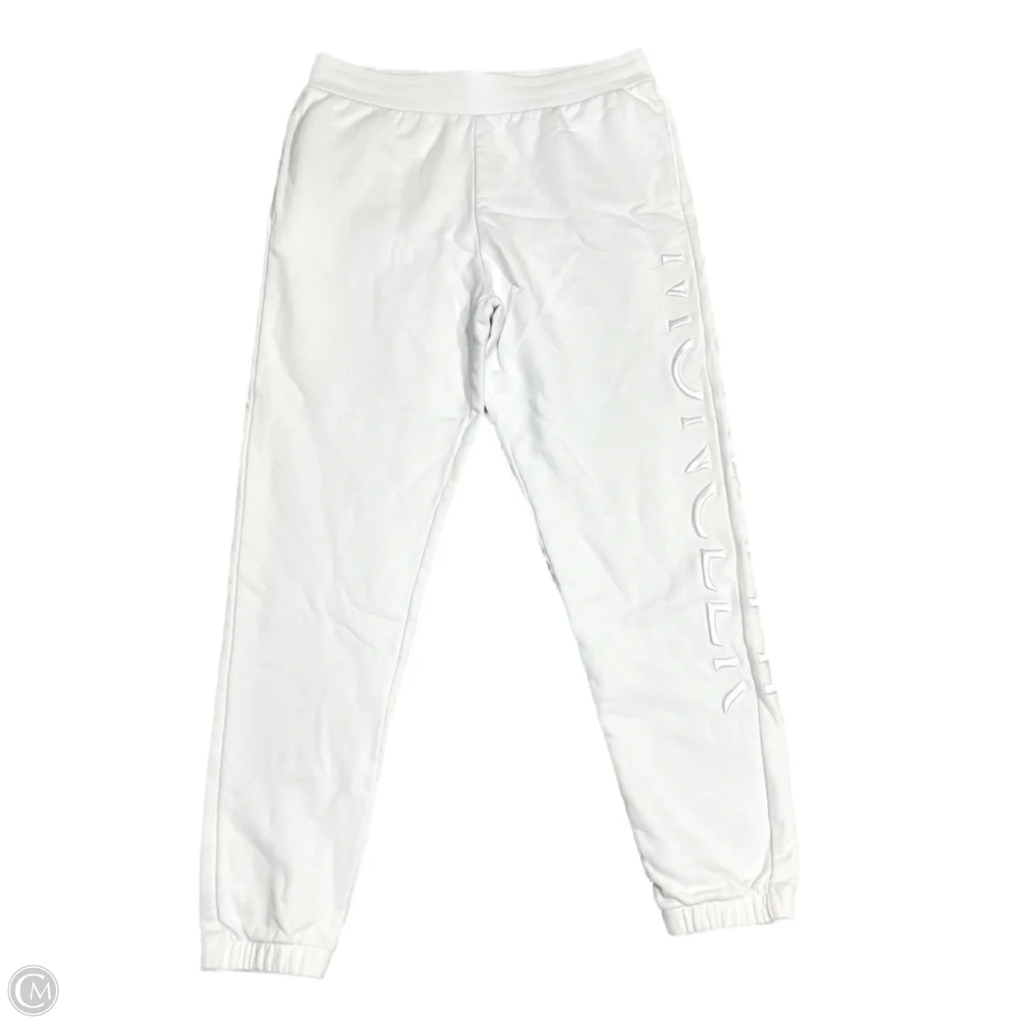 Pants Luxury Designer By Moncler In White, Size: L
