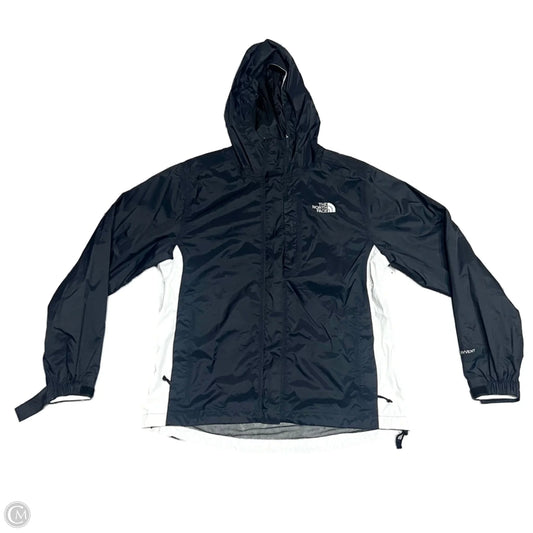 Jacket Windbreaker By The North Face In Black & White, Size: M