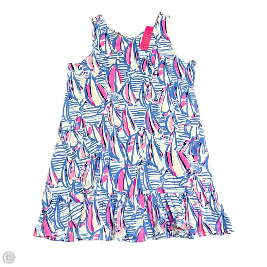 Dress Designer By Lilly Pulitzer In Blue & Pink, Size: Xl