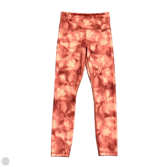 Athletic Leggings By Athleta In Orange, Size: 0