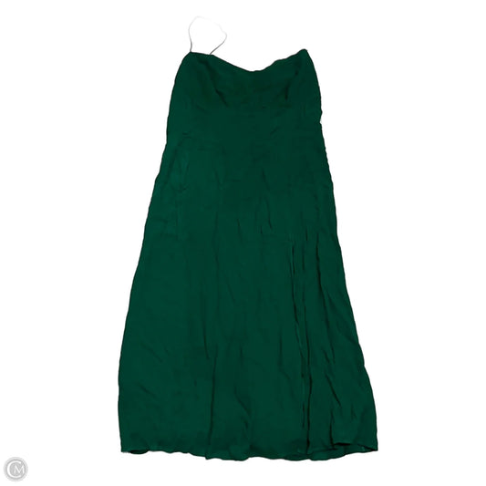 Dress Casual Midi By Reformation In Green, Size: Xl