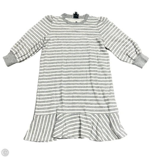 Dress Designer By Kate Spade In Grey & White, Size: M