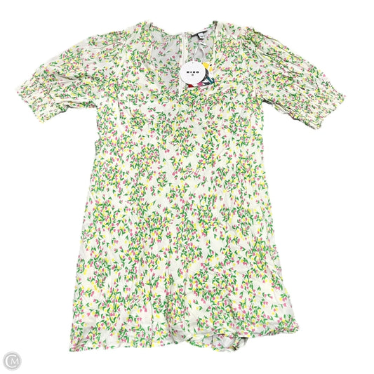Dress Casual Short By Rixo x Target In Green & White, Size: Xl