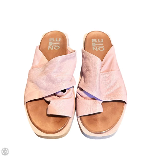 Sandals Flats By Bueno In Pink, Size: 7.5