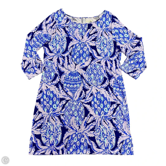 Dress Designer By Lilly Pulitzer In Blue & Purple, Size: Xl