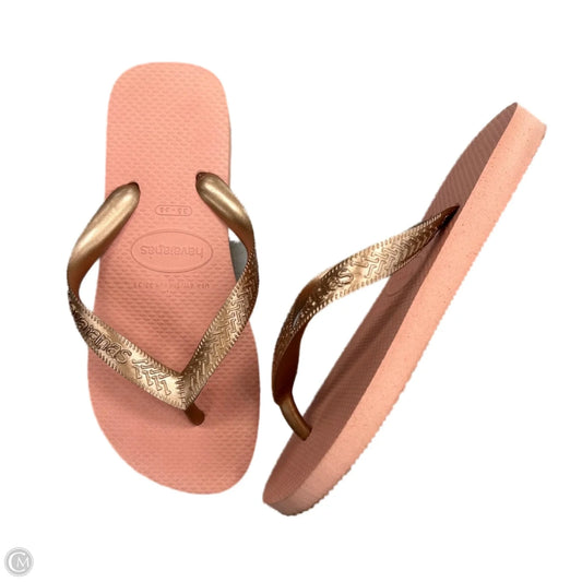 Sandals Flats By Havaianas In Orange, Size: 5.5