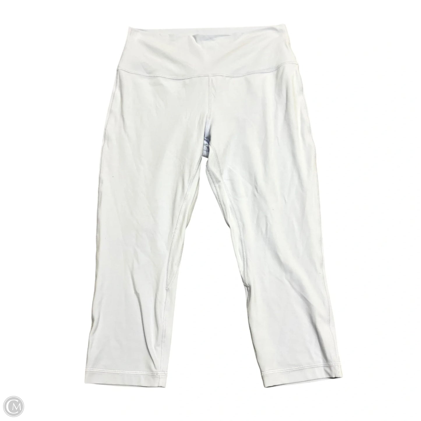 Athletic Capris By Lululemon In Blue, Size: 12