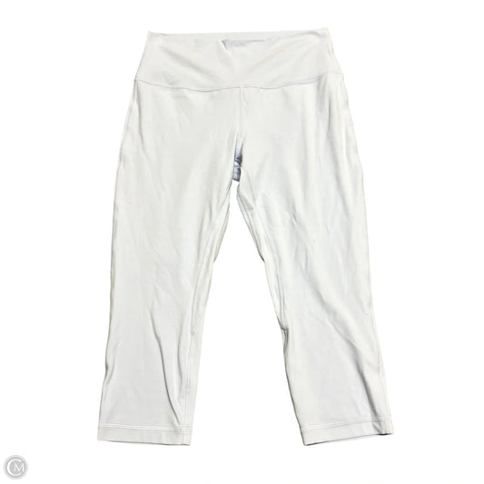 Athletic Capris By Lululemon In Blue, Size: 12