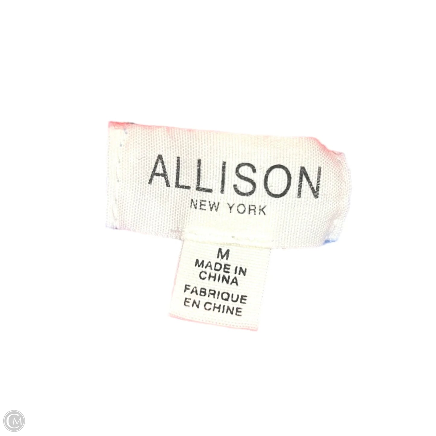 Sweater By Allison In Blue & Red, Size: M