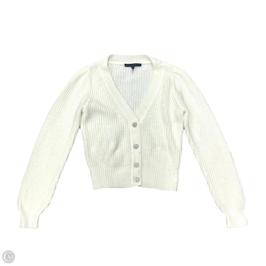 Sweater Cardigan By White House Black Market In Cream, Size: S