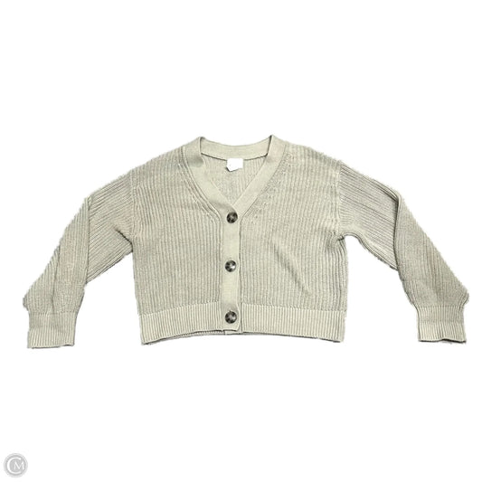 Sweater Cardigan By H&m In Green, Size: S