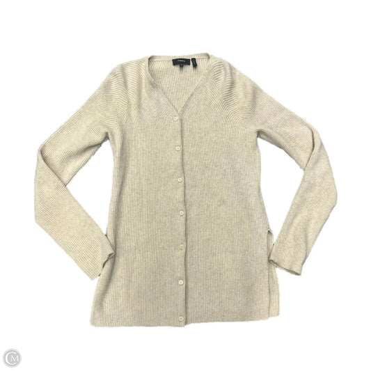 Sweater Cardigan By Theory In Tan, Size: M