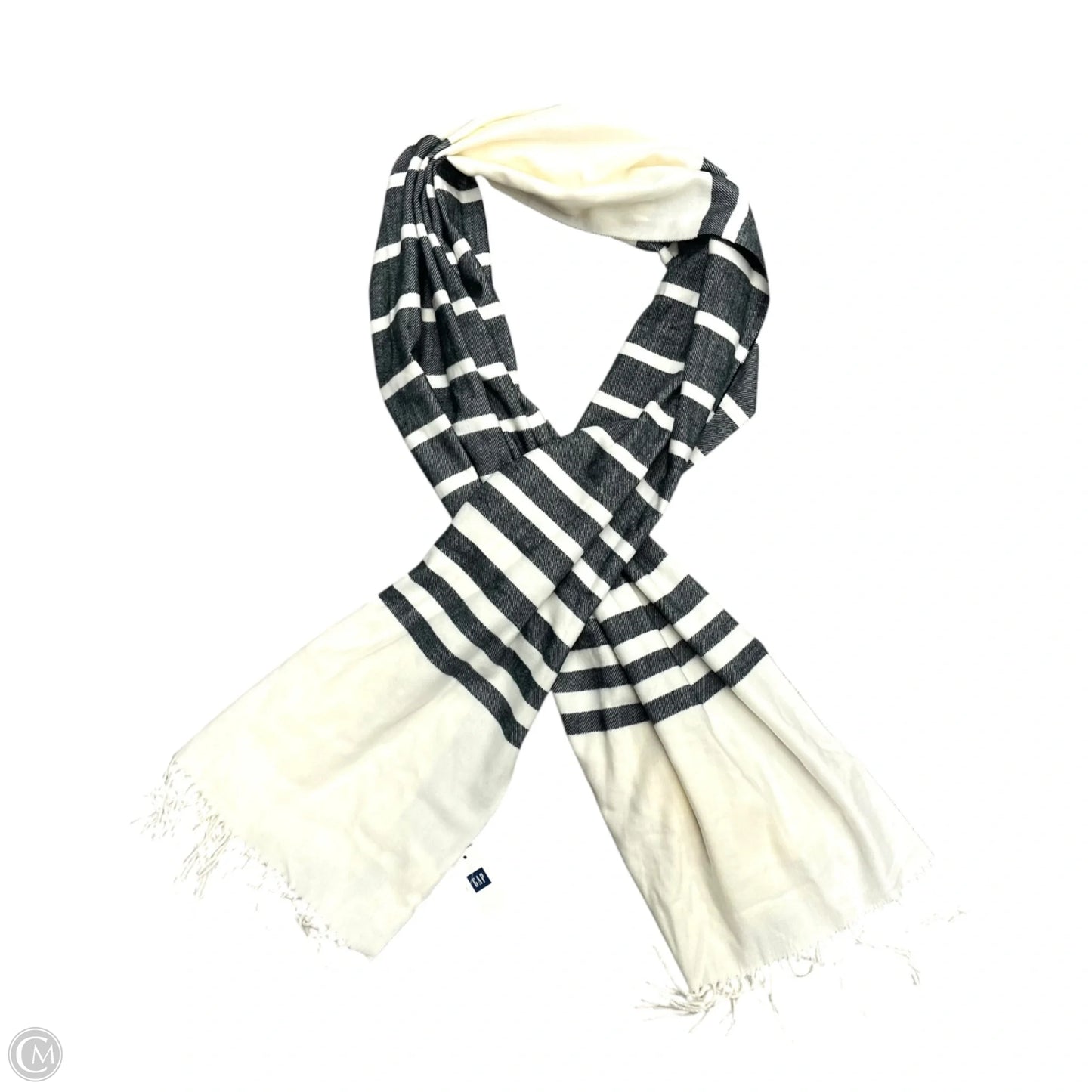 Scarf Winter By Gap In Blue & Cream