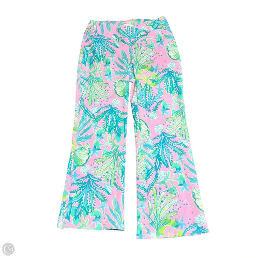 Pants Designer By Lilly Pulitzer In Blue & Pink, Size: 6