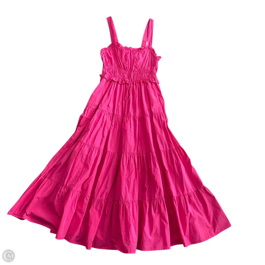 Dress Casual Maxi By J. Crew In Pink, Size: S