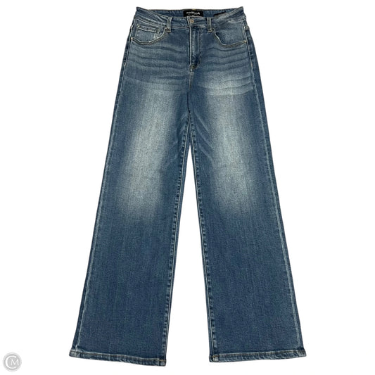 Jeans Wide Leg By Risen In Blue Denim, Size: 4