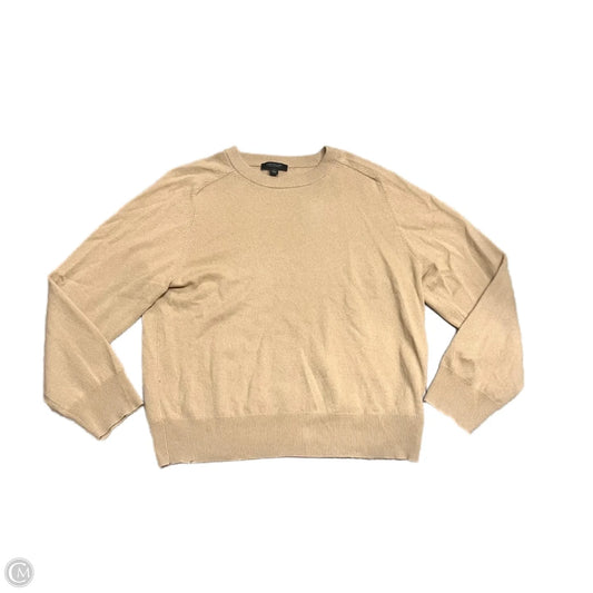 Sweater By Ann Taylor In Tan, Size: Xl