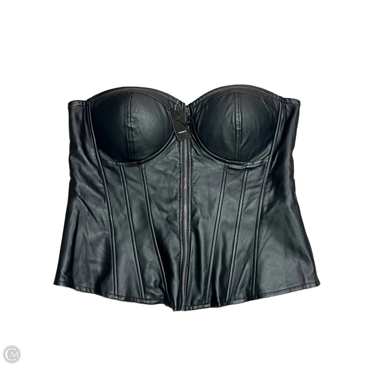 Top Sleeveless By Torrid In Black, Size: 3x