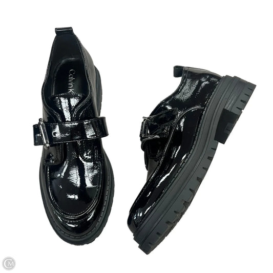Shoes Heels Platform By Calvin Klein In Black, Size: 6.5