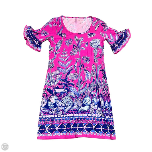 Dress Designer By Lilly Pulitzer In Blue & Pink, Size: Xs