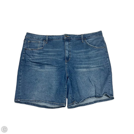 Shorts By Terra & Sky In Blue Denim, Size: 24