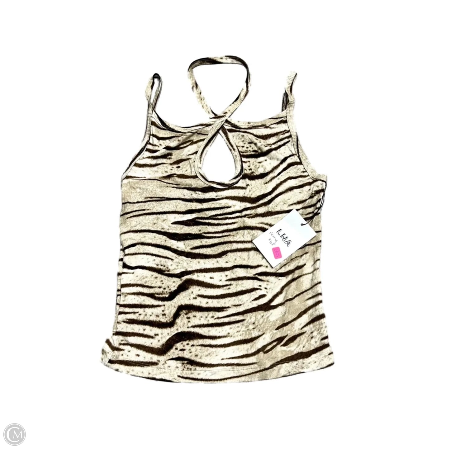 Top Sleeveless By Ina In Animal Print, Size: S