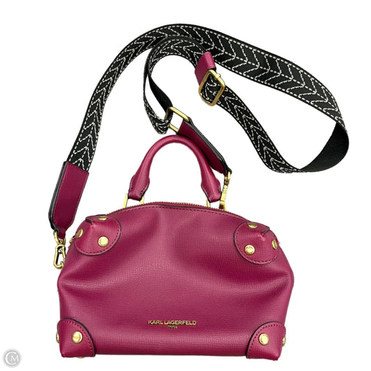 Crossbody Designer By Karl Lagerfeld, Size: Small