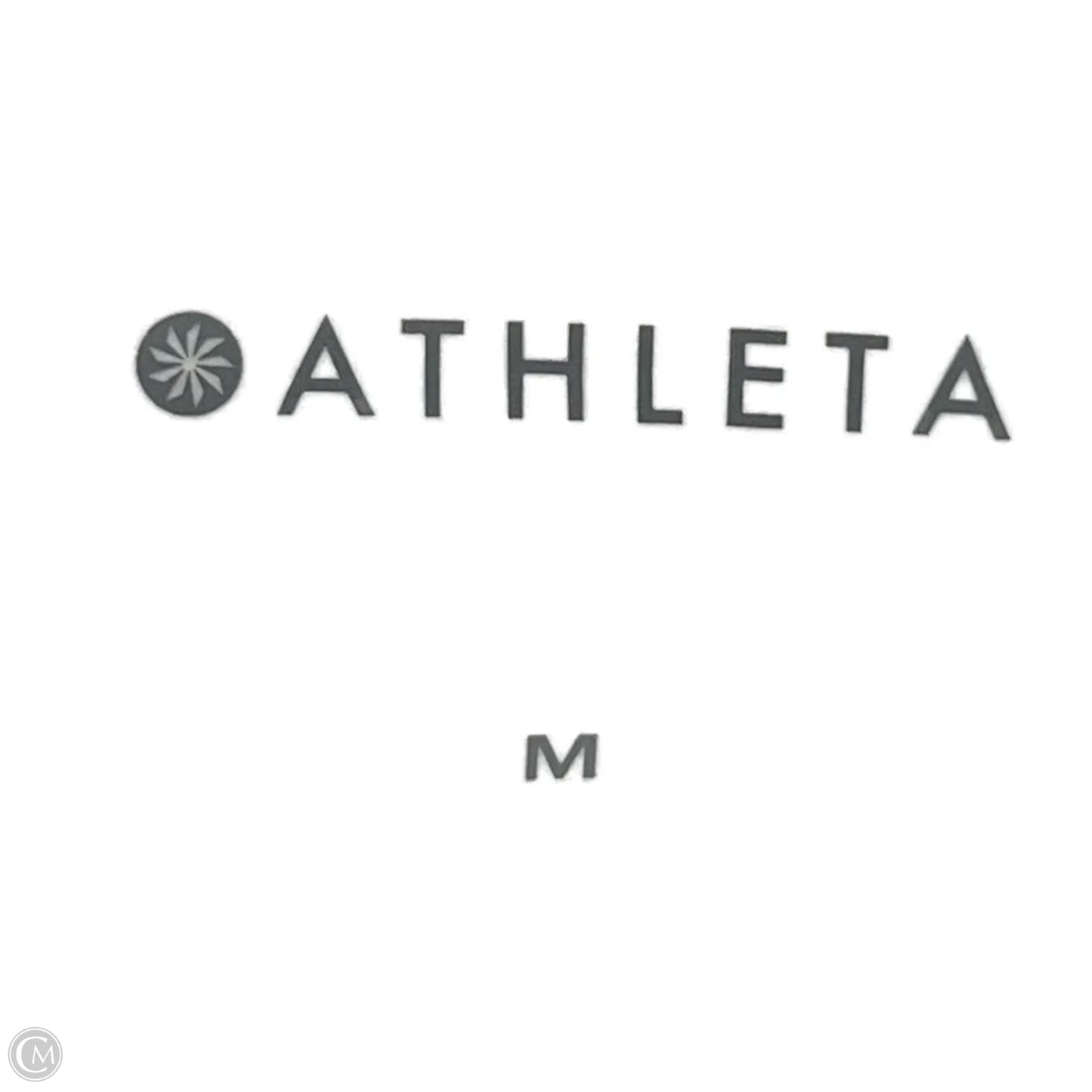 Athletic Top Long Sleeve Collar By Athleta In White, Size: M