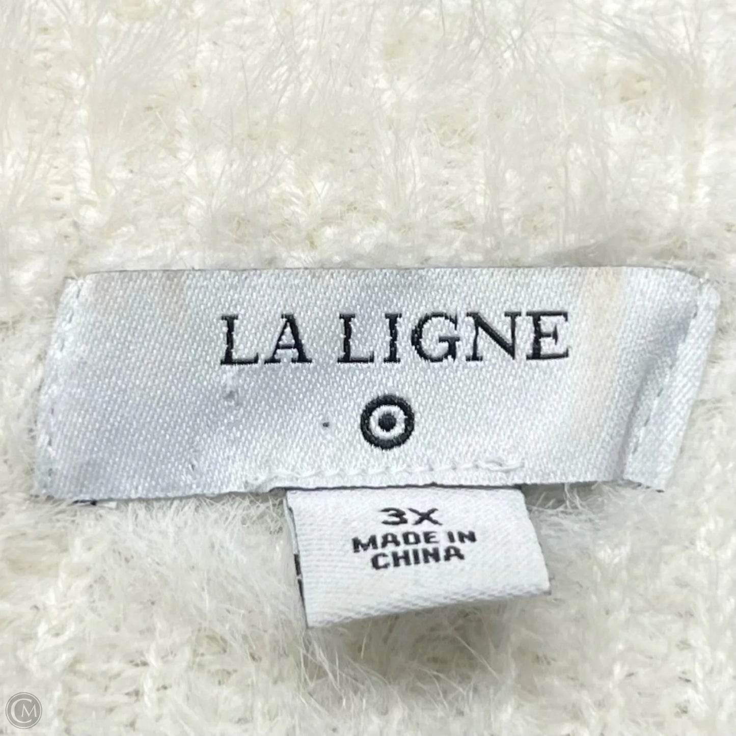 Sweater By La Ligne In Blue & Cream, Size: 3x