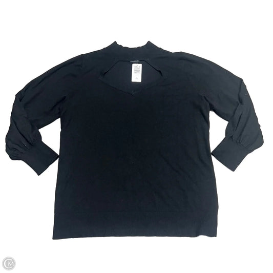 Sweater By Torrid In Black, Size: 2x