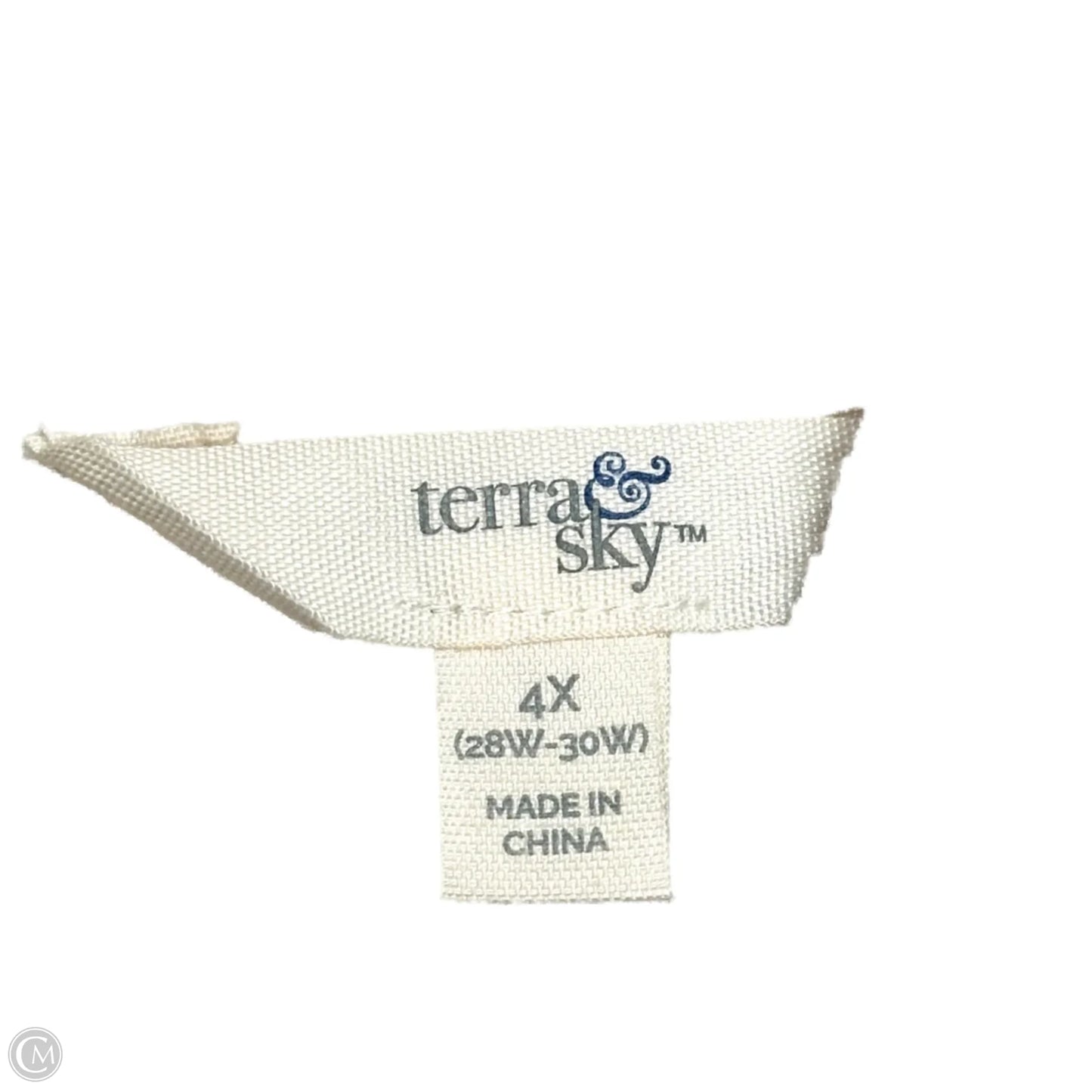 Sweater Cardigan By Terra & Sky In Taupe, Size: 4x