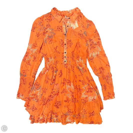 Dress Casual Short By Free People In Orange, Size: S