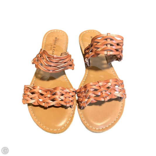 Sandals Flats By Rock And Candy In Brown, Size: 6