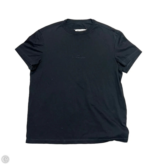 Top Short Sleeve Designer By Maison Margiela In Black, Size: Xs