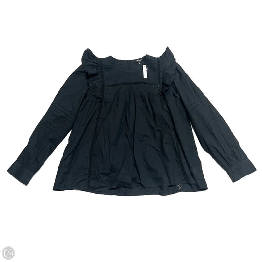 Top Long Sleeve By Madewell In Black, Size: M