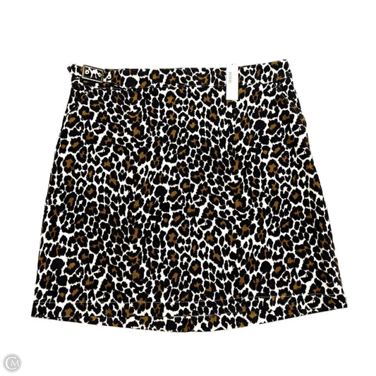 Skirt Mini & Short By J. Crew In Leopard Print, Size: 16