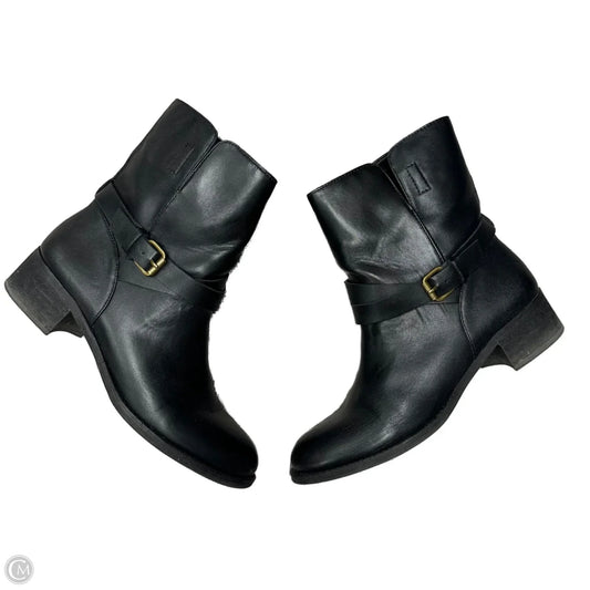 Boots Ankle Heels By J. Crew In Black, Size: 9.5