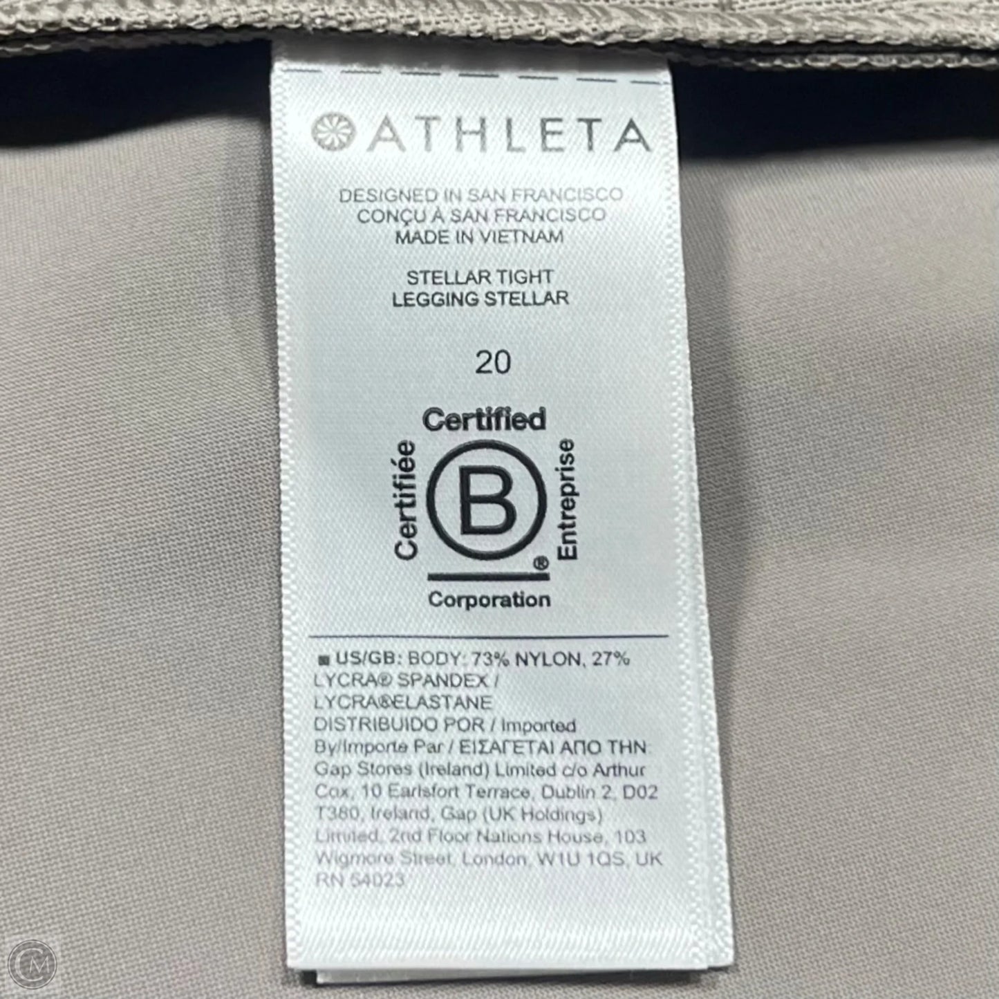 Athletic Pants By Athleta In Taupe, Size: 20