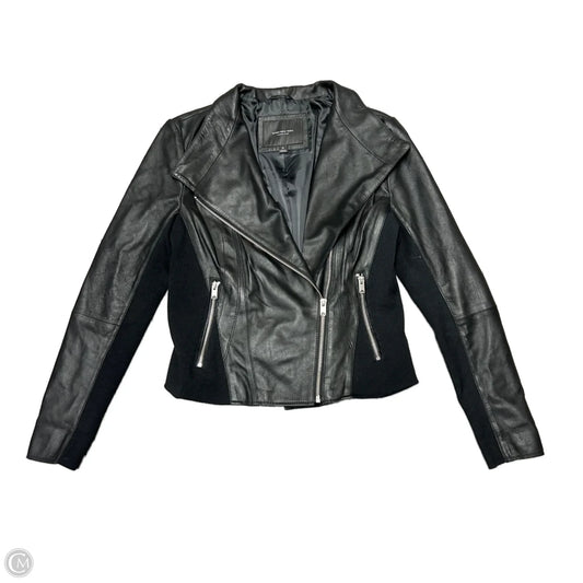 Jacket Moto Leather By Marc New York In Black, Size: M