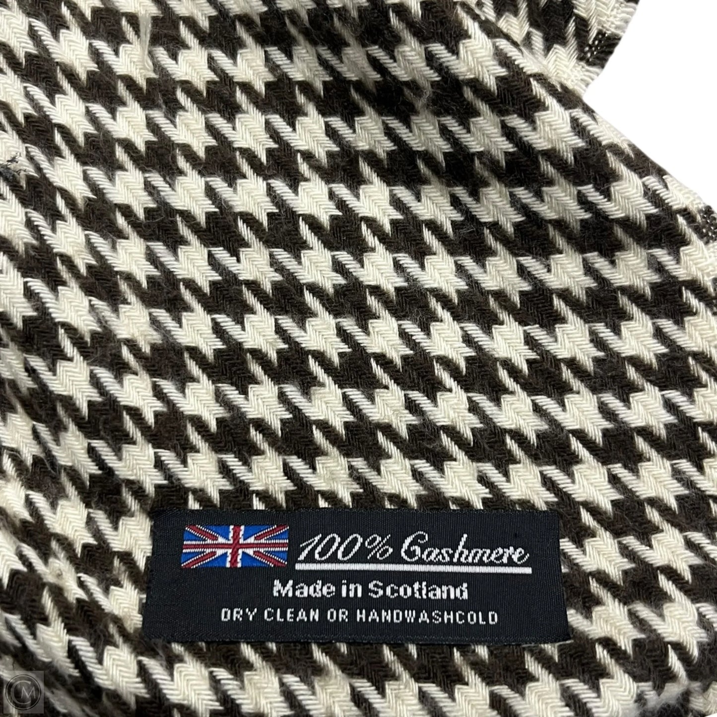 Scarf Cashmere In Brown & Cream