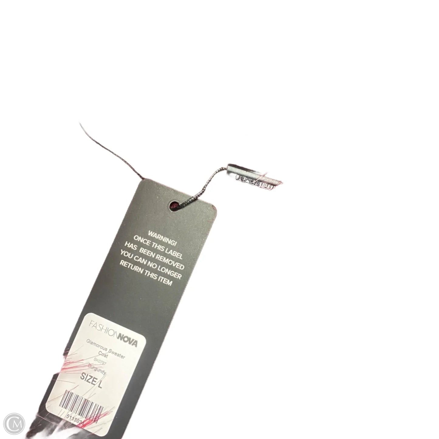 Sweater Cardigan By Fashion Nova In Red, Size: L