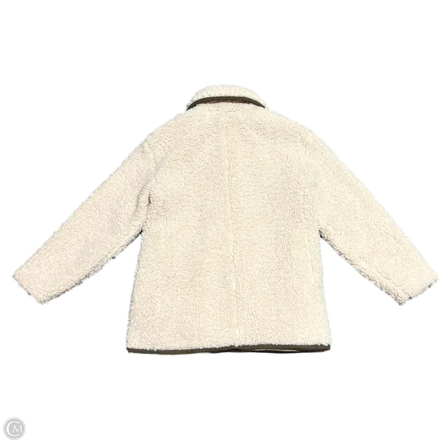 Jacket Faux Fur & Sherpa By J. Crew In Brown & Cream, Size: Xs