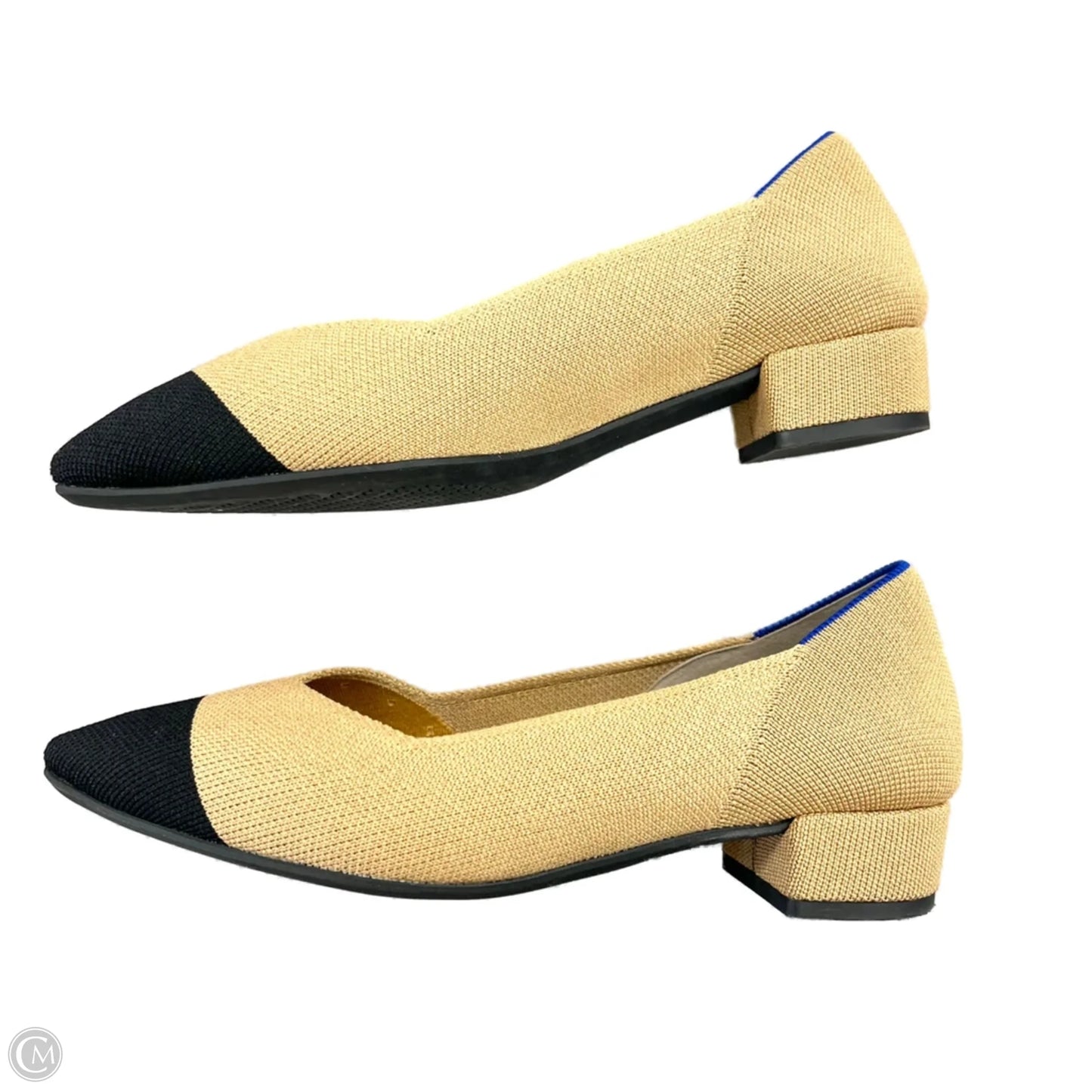 Shoes Heels Block By Rothys In Black & Tan, Size: 7