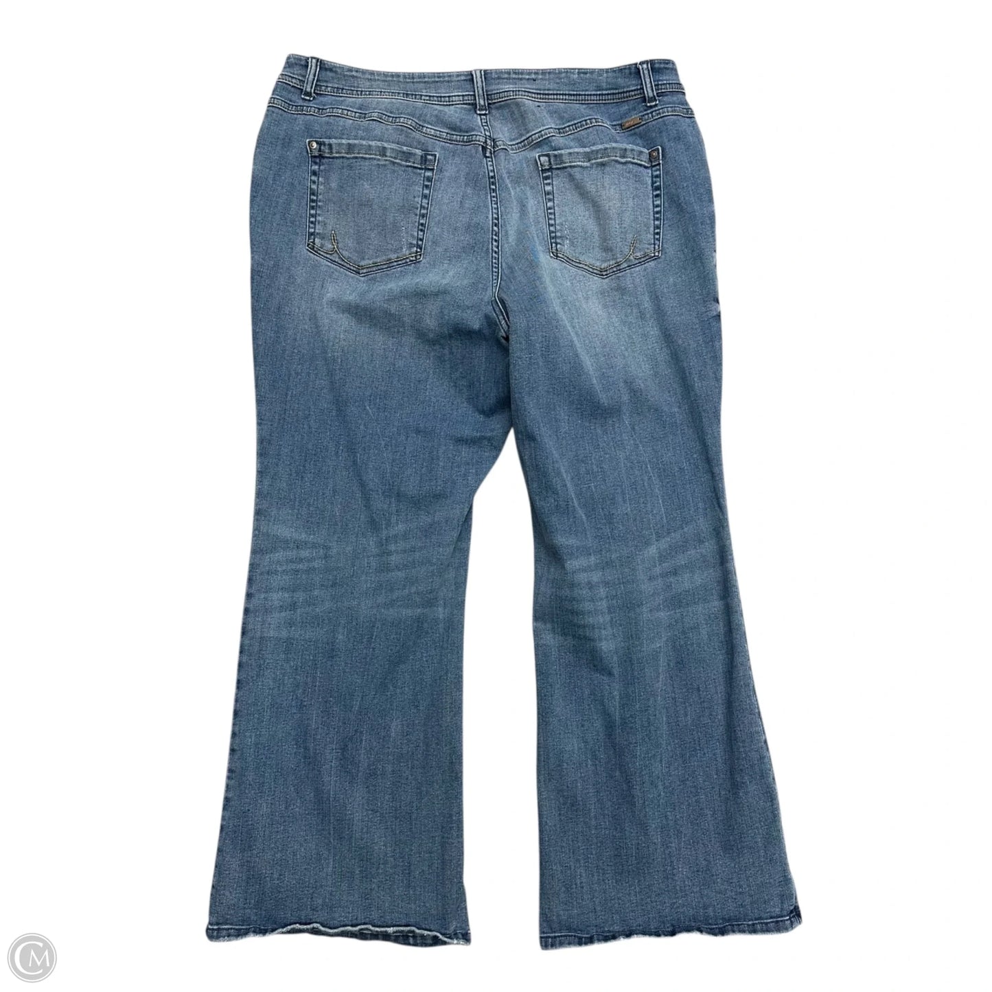 Jeans Boot Cut By Inc In Blue Denim, Size: 18