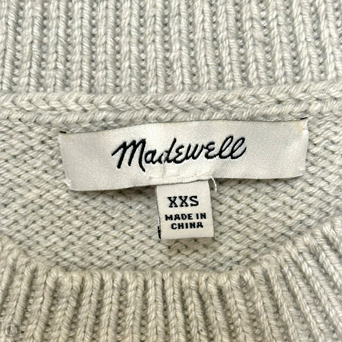Sweater By Madewell In Grey, Size: Xxs