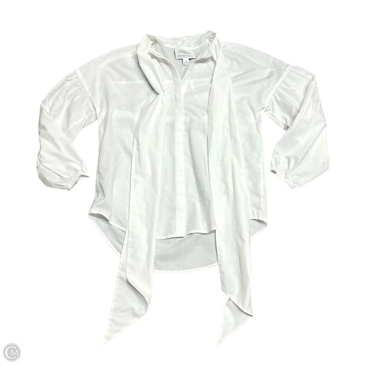 Top Long Sleeve By Mare Mare In White, Size: Xs